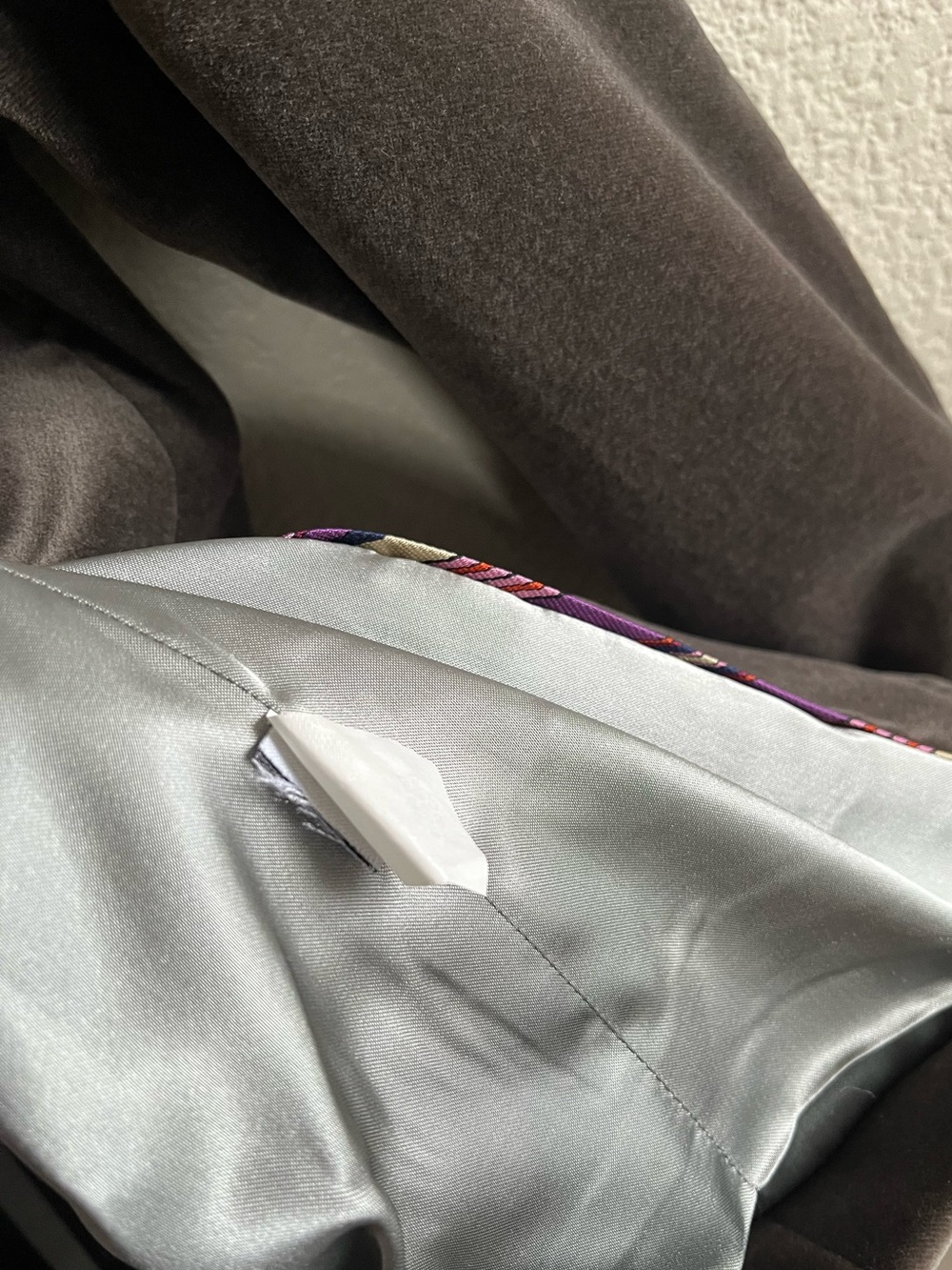 Velvet Single-Button Blazer - Picture 9 of 16